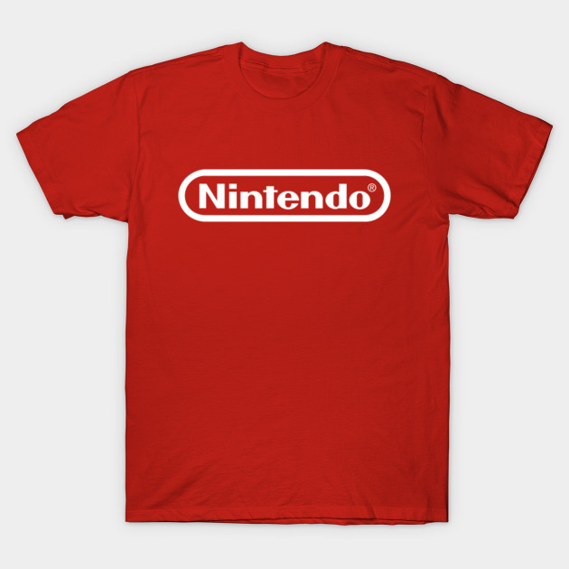 White Nintendo Logo Nintendo TShirt TeePublic